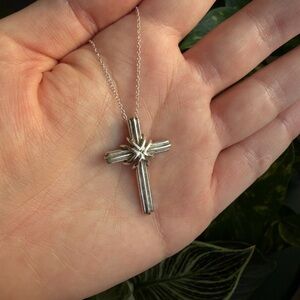 Tiffany&CO cross pendant